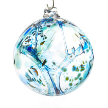 Load image into Gallery viewer, Hand blown glass witch ball. Cobalt blue glass.